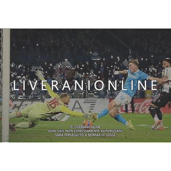 TVPM Napoli, Juventus Nella Foto: gol Rasmus Hojlund Foto Mosca, Ag.Liverani -TVPM Napoli - Juventus Campionato Calcio Serie A 07.12.2025