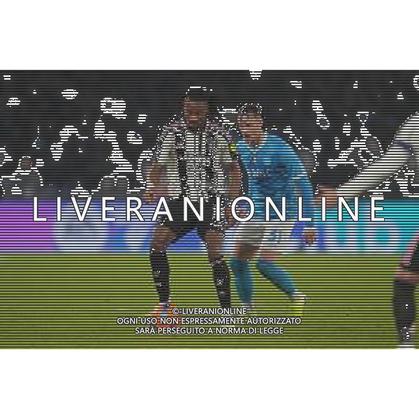 TVPM Napoli, Juventus Nella Foto: Khephren Thuram, Sam Beukema Foto Mosca, Ag.Liverani -TVPM Napoli - Juventus Campionato Calcio Serie A 07.12.2025