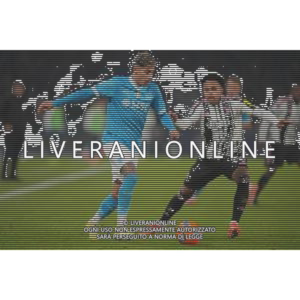 TVPM Napoli, Juventus Nella Foto: Mathias Olivera, Weston McKennie Foto Mosca, Ag.Liverani -TVPM Napoli - Juventus Campionato Calcio Serie A 07.12.2025