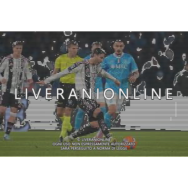 TVPM Napoli, Juventus Nella Foto: Manuel Locatelli, Eljif Elmas Foto Mosca, Ag.Liverani -TVPM Napoli - Juventus Campionato Calcio Serie A 07.12.2025