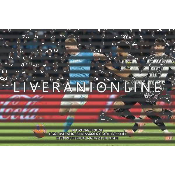 TVPM Napoli, Juventus Nella Foto: Rasmus Hojlund, Lloyd Kelly Foto Mosca, Ag.Liverani -TVPM Napoli - Juventus Campionato Calcio Serie A 07.12.2025