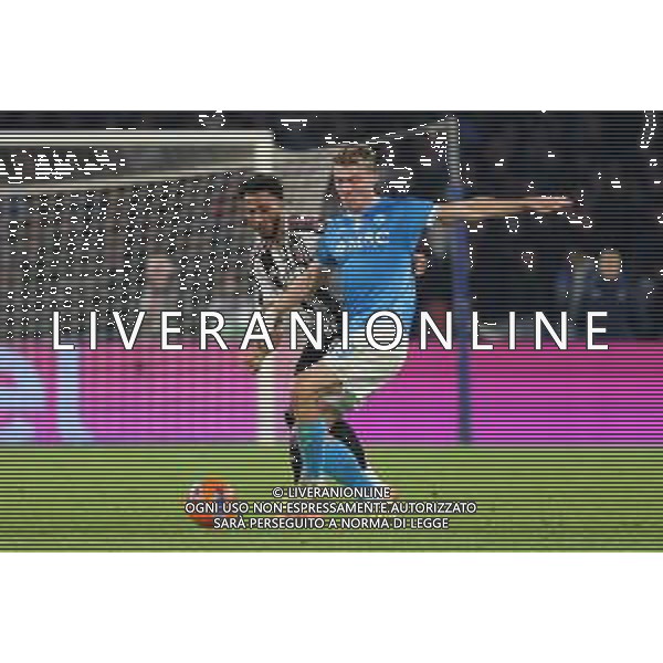 TVPM Napoli, Juventus Nella Foto: Lloyd Kelly, Rasmus Hojlund Foto Mosca, Ag.Liverani -TVPM Napoli - Juventus Campionato Calcio Serie A 07.12.2025