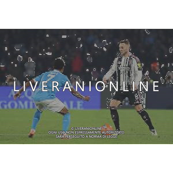 TVPM Napoli, Juventus Nella Foto: Teun Koopmeiners, David Neres Foto Mosca, Ag.Liverani -TVPM Napoli - Juventus Campionato Calcio Serie A 07.12.2025