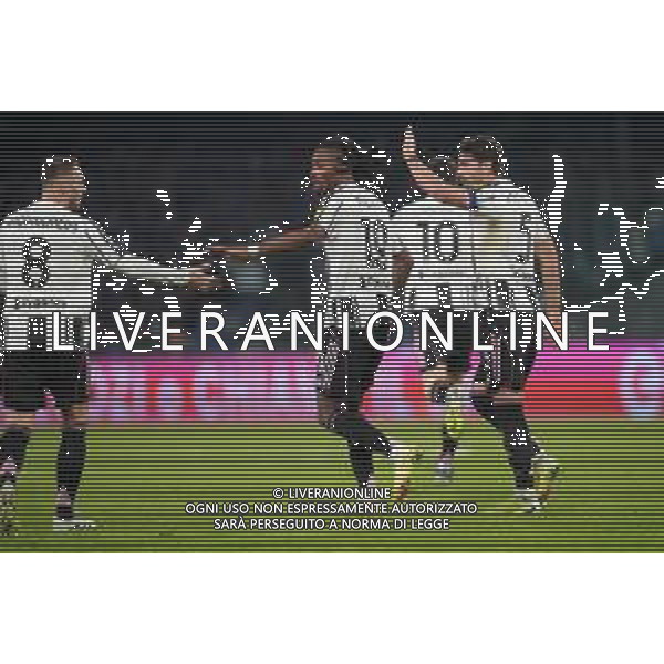 TVPM Napoli, Juventus Nella Foto: esultanza Juventus al gol di Kenan Yildiz Foto Mosca, Ag.Liverani -TVPM Napoli - Juventus Campionato Calcio Serie A 07.12.2025