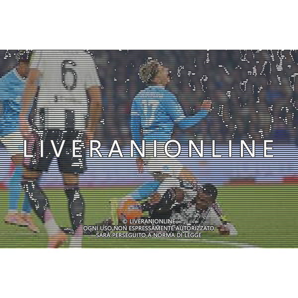 TVPM Napoli, Juventus Nella Foto: Pierre Kalulu, Mathias Olivera Foto Mosca, Ag.Liverani -TVPM Napoli - Juventus Campionato Calcio Serie A 07.12.2025