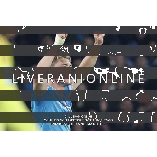 TVPM Napoli, Juventus Nella Foto: esultanza Rasmus Hojlund Foto Mosca, Ag.Liverani -TVPM Napoli - Juventus Campionato Calcio Serie A 07.12.2025