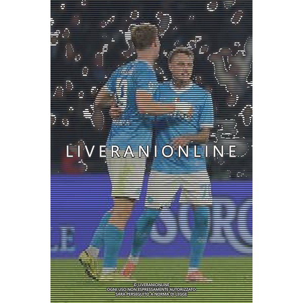 TVPM Napoli, Juventus Nella Foto: esultanza Rasmus Hojlund Foto Mosca, Ag.Liverani -TVPM Napoli - Juventus Campionato Calcio Serie A 07.12.2025