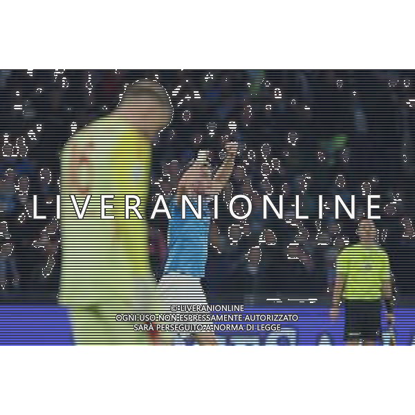 TVPM Napoli, Juventus Nella Foto: esultanza Rasmus Hojlund Foto Mosca, Ag.Liverani -TVPM Napoli - Juventus Campionato Calcio Serie A 07.12.2025