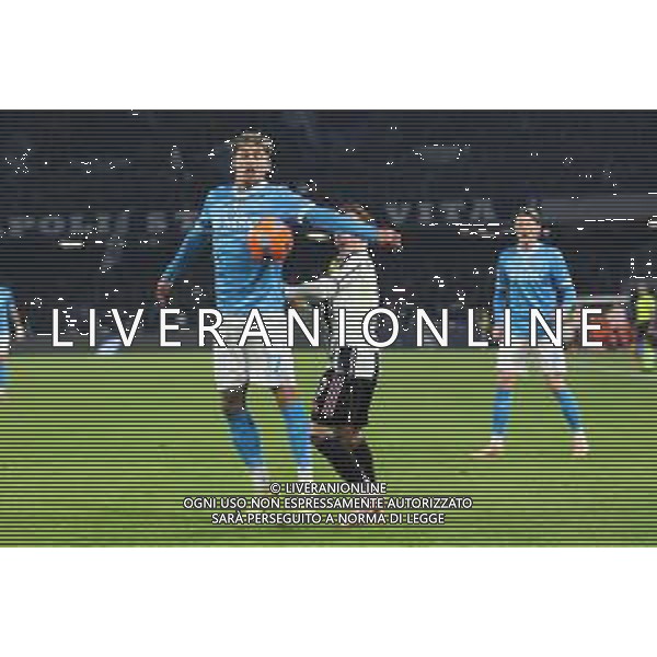 TVPM Napoli, Juventus Nella Foto: Mathias Olivera Foto Mosca, Ag.Liverani -TVPM Napoli - Juventus Campionato Calcio Serie A 07.12.2025