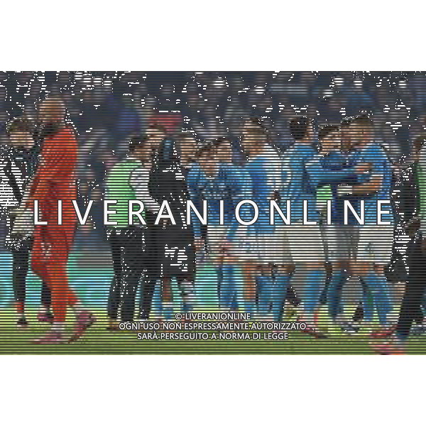 TVPM Napoli, Juventus Nella Foto: esultanza fine gara Foto Mosca, Ag.Liverani -TVPM Napoli - Juventus Campionato Calcio Serie A 07.12.2025