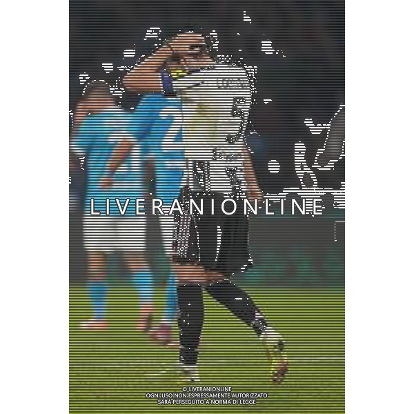 TVPM Napoli, Juventus Nella Foto: delusione Manuel Locatelli Foto Mosca, Ag.Liverani -TVPM Napoli - Juventus Campionato Calcio Serie A 07.12.2025