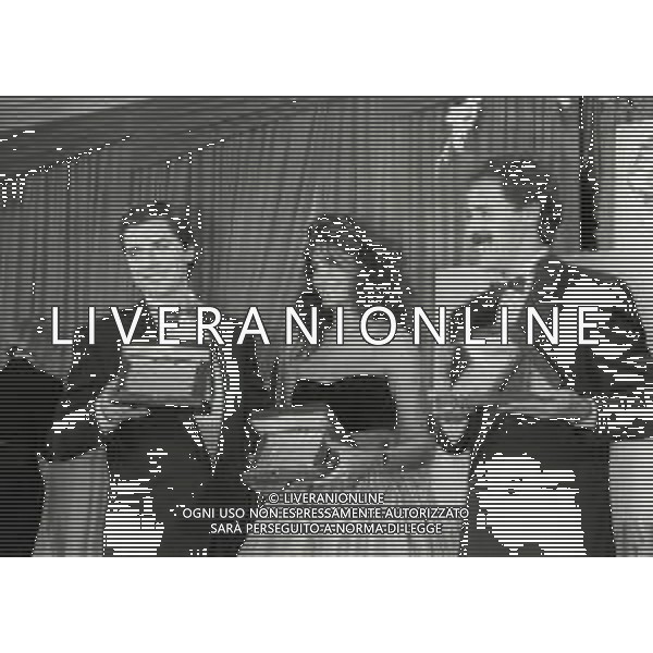 NEG-1987 CAMPIONE D\'ITALIA PREMIAZIONE MASCHERE D\'ARGENTO NELLA FOTO MASSIMO LOPEZ-TULLIO SOLENGH E ANNA MARCHESINI AG ALDO LIVERANI SAS 