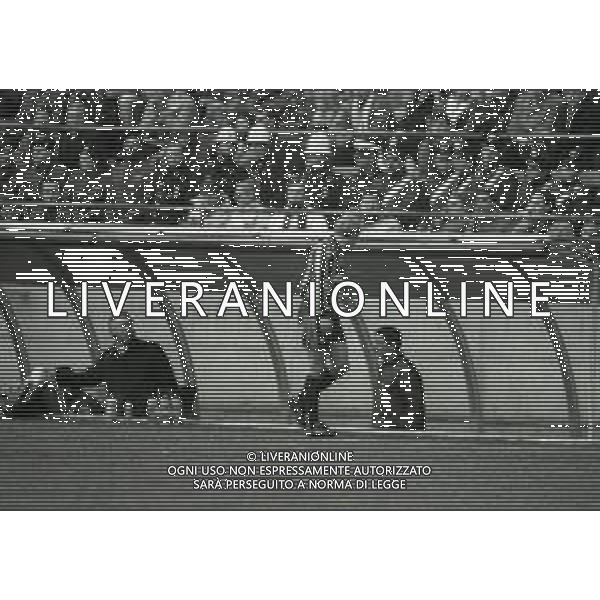 NEG-15-12-1991 MILANO CAMPIONATO DI CALCIO SERIE A INTER-GENOA 2-2 NELLA FOTO JURGEN KLINSMANN E CORRADO ORRICO AG ALDO LIVERANI SAS