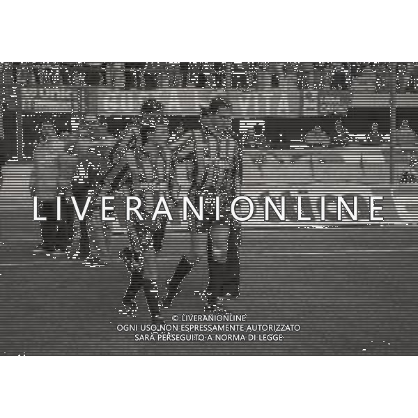 NEG-15-12-1991 MILANO CAMPIONATO DI CALCIO SERIE A INTER-GENOA 2-2 NELLA FOTO MASSIMO CIOCCI E RICCARDO FERRI AG ALDO LIVERANI SAS