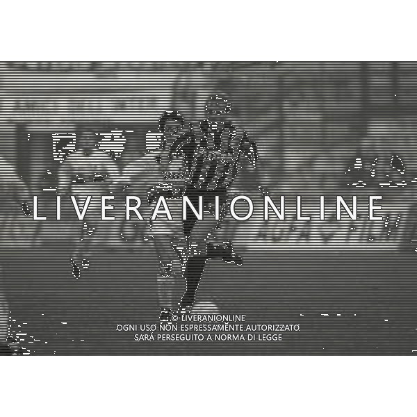 NEG-15-12-1991 MILANO CAMPIONATO DI CALCIO SERIE A INTER-GENOA 2-2 NELLA FOTO JURGEN KLINSMANN E MARIO BORTOLAZZI AG ALDO LIVERANI SAS