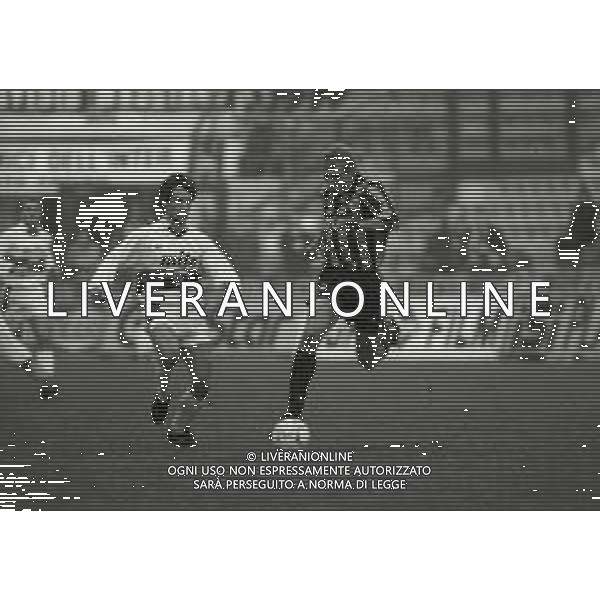 NEG-15-12-1991 MILANO CAMPIONATO DI CALCIO SERIE A INTER-GENOA 2-2 NELLA FOTO JURGEN KLINSMANN E MARIO BORTOLAZZI AG ALDO LIVERANI SAS