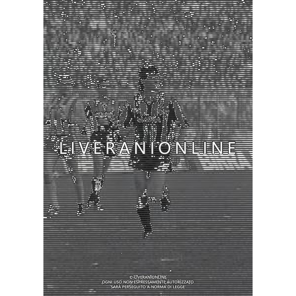 NEG-31-12-1988 LECCE- CAMPIONATO DI CALCIO SERIE A LECCE-INTER 0-3 NELLA FOTO ALESSANDRO BIANCHI AG ALDO LIVERANI SAS