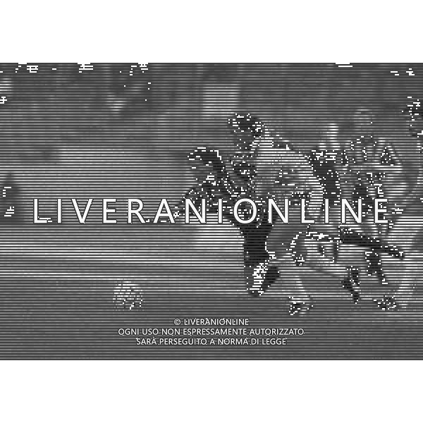 NEG-21-09-1991 ROMA-CAMPIONATO DI CALCIO SERIE A LAZIO-INTER 0-1 NELLA FOTO MASSIMO CIOCCI E LUIGI CORINO AG ALDO LIVERANI SAS