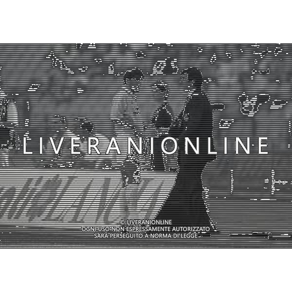 NEG-21-09-1991 ROMA-CAMPIONATO DI CALCIO SERIE A LAZIO-INTER 0-1 NELLA FOTO DINO ZOFF E KARL HEINZ RIEDLE AG ALDO LIVERANI SAS