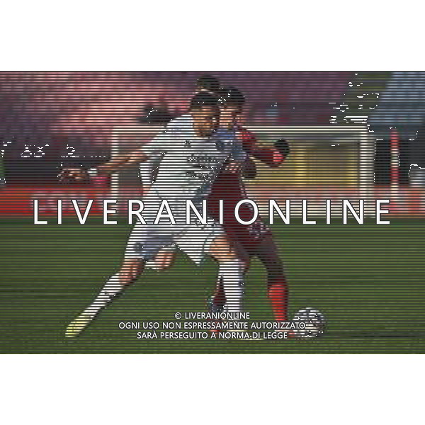 TVRG Monza vs Sudtirol nella foto Hamza El Kaouakibi (Sudtirol) e Matteo Pessina (Monza) Monza 08-12-2025 U-Power Stadium Monza vs Sudtirol Campionato Serie BKT - 15a giornata foto Roberto Garavaglia/Agenzia Aldo Liverani sas