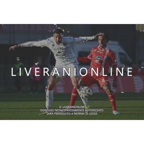 TVRG Monza vs Sudtirol nella foto Emanuele Pecorino (Sudtirol) e Armando Izzo (Monza) Monza 08-12-2025 U-Power Stadium Monza vs Sudtirol Campionato Serie BKT - 15a giornata foto Roberto Garavaglia/Agenzia Aldo Liverani sas