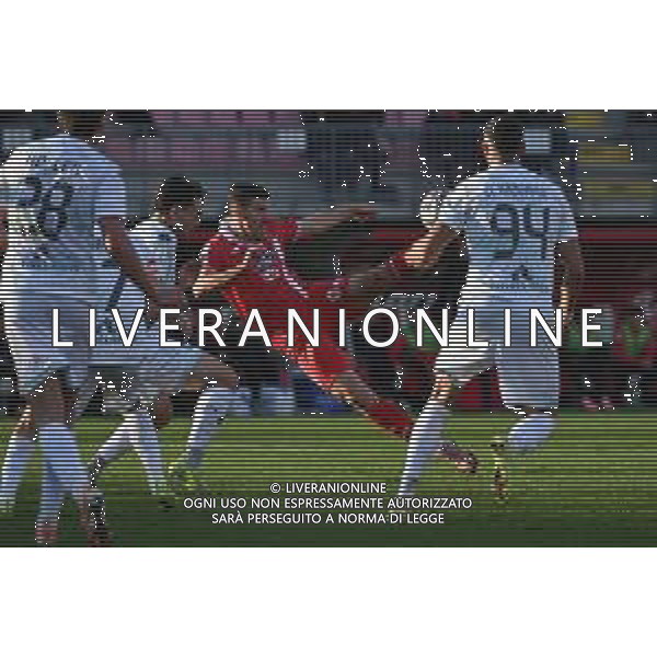 TVRG Monza vs Sudtirol nella foto Mirko Maric (Monza) segna il gol dell\'1 a 0 Monza 08-12-2025 U-Power Stadium Monza vs Sudtirol Campionato Serie BKT - 15a giornata foto Roberto Garavaglia/Agenzia Aldo Liverani sas