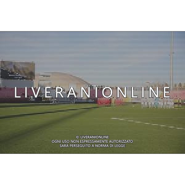 TVRCOR Monza vs Sudtirol – Serie B nella foto minuto di silenzio in ricordo di Nicola Pietrangeli Monza 08-12-2025 U-Power Stadium Monza vs Sudtirol Campionato Serie BKT - 15a giornata foto Roberta Corradin/Agenzia Aldo Liverani sas ©TVRCOR Corradin Roberta - AGENZIA ALDO LIVERANI SAS