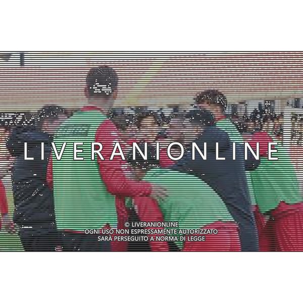 TVRCOR Monza vs Sudtirol – Serie B nella foto esultanza Monza dopo il goal di Maric Mirko Monza 08-12-2025 U-Power Stadium Monza vs Sudtirol Campionato Serie BKT - 15a giornata foto Roberta Corradin/Agenzia Aldo Liverani sas ©TVRCOR Corradin Roberta - AGENZIA ALDO LIVERANI SAS