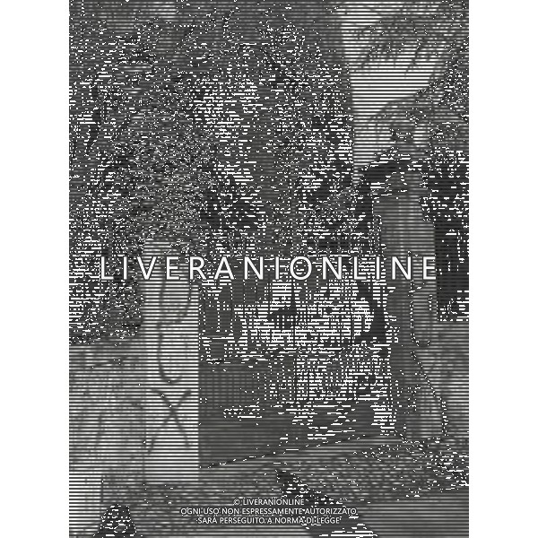 ST- COMO-GIULINO DI MEZZEGRA-IL LUOGO DOVE FU UCCISO BENITO MUSSOLINI E CLARETTA PETACCI DAI PARTIGIANI AG GIOVANNI LIVERANI -AG ALDO LIVERANI SAS