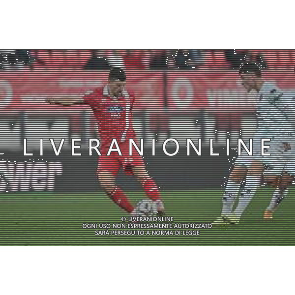 TVRG Monza vs Sudtirol nella foto Mirko Maric (Monza) al tiro Monza 08-12-2025 U-Power Stadium Monza vs Sudtirol Campionato Serie BKT - 15a giornata foto Roberto Garavaglia/Agenzia Aldo Liverani sas