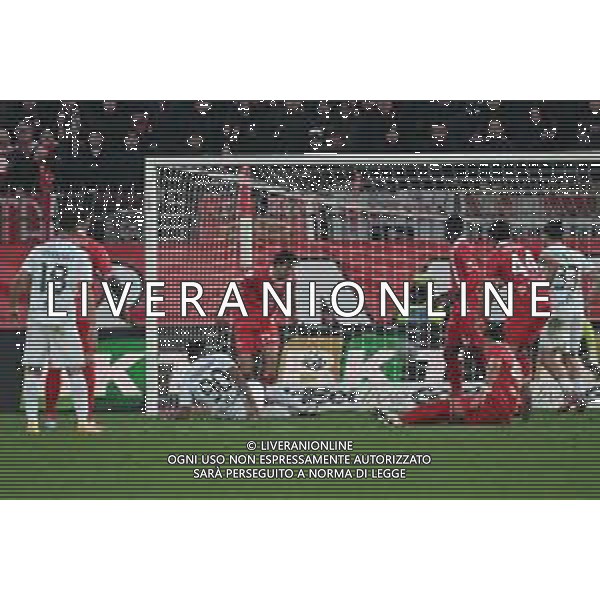 TVRG Monza vs Sudtirol nella foto Raphael Odogwu (Sudtirol) segna il gol dell\'1 a 1 Monza 08-12-2025 U-Power Stadium Monza vs Sudtirol Campionato Serie BKT - 15a giornata foto Roberto Garavaglia/Agenzia Aldo Liverani sas