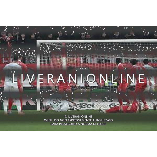 TVRG Monza vs Sudtirol nella foto Raphael Odogwu (Sudtirol) segna il gol dell\'1 a 1 Monza 08-12-2025 U-Power Stadium Monza vs Sudtirol Campionato Serie BKT - 15a giornata foto Roberto Garavaglia/Agenzia Aldo Liverani sas