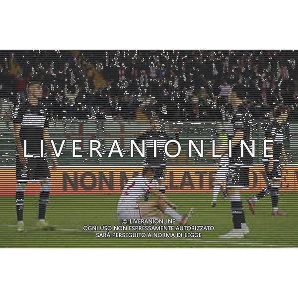 PADOVA - CESENA Campionato Calcio Serie B 08.12.2025 Nella Foto: DELUSIONE GIOCATORI CESENA DOPO IL GOL DEL PAREGGIO SUBITO Foto P.G. - AGENZIA ALDO LIVERANI SAS