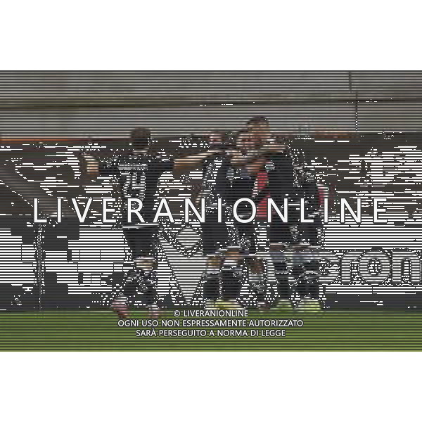 PADOVA - CESENA Campionato Calcio Serie B 08.12.2025 Nella Foto: ESULTANZA DOPO IL GOL DI EMANUELE ADAMO Foto P.G. - AGENZIA ALDO LIVERANI SAS