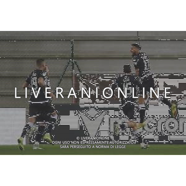 PADOVA - CESENA Campionato Calcio Serie B 08.12.2025 Nella Foto: ESULTANZA DOPO IL GOL DI EMANUELE ADAMO Foto P.G. - AGENZIA ALDO LIVERANI SAS