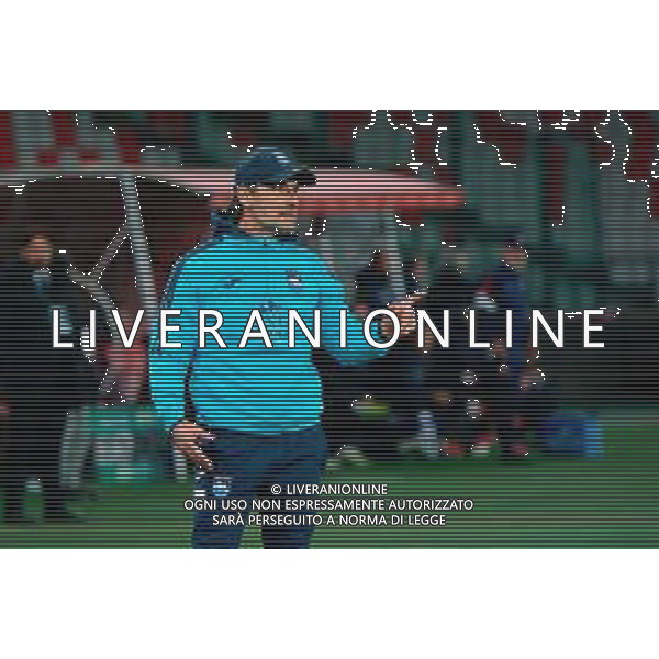 TVEM December 8, 2025 Bari, Italy - SSC Bari vs Pescara Calcio - Italian Soccer Serie B 2025/2026 - San Nicola Stadium. In the pic: coach Giorgio Gorgone of Pescara Calcio ©TVEM Emmanuele Mastrodonato - AGENZIA ALDO LIVERANI SAS