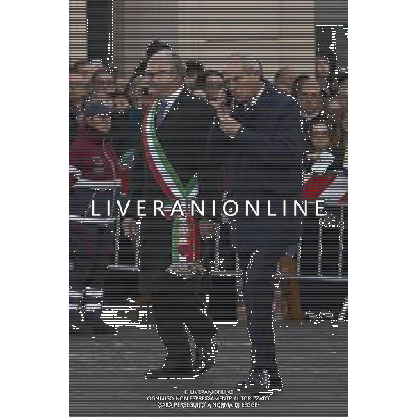 Roma 08 Dicembre 2025 Sua Santita’ Papa Leone XIV rende omaggio all\'Immacolata in Piazza Mignanelli a Roma Nella Foto: Roberto Gualtieri Foto Credit: Andrea Bracaglia- AGENZIA ALDO LIVERANI SAS