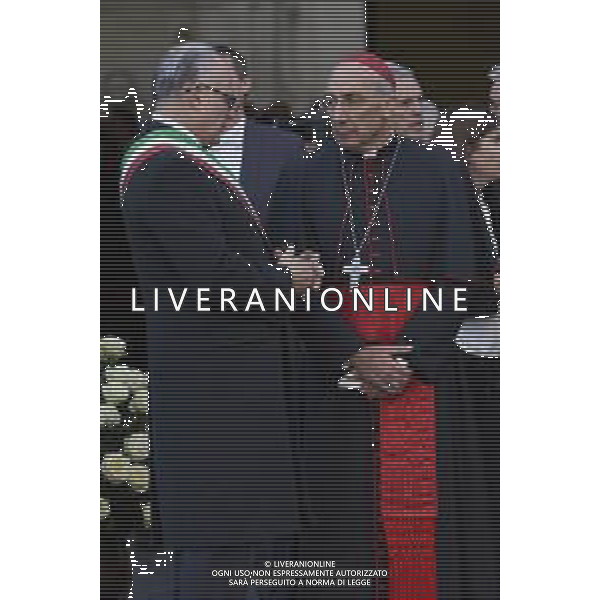 Roma 08 Dicembre 2025 Sua Santita’ Papa Leone XIV rende omaggio all\'Immacolata in Piazza Mignanelli a Roma Nella Foto: Roberto Gualtieri, Card. Baldassare Reina Foto Credit: Andrea Bracaglia- AGENZIA ALDO LIVERANI SAS