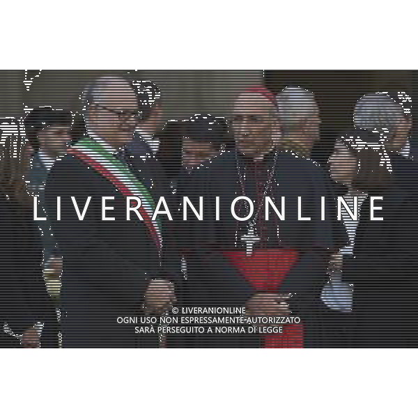 Roma 08 Dicembre 2025 Sua Santita’ Papa Leone XIV rende omaggio all\'Immacolata in Piazza Mignanelli a Roma Nella Foto: Roberto Gualtieri, Card. Baldassare Reina Foto Credit: Andrea Bracaglia- AGENZIA ALDO LIVERANI SAS