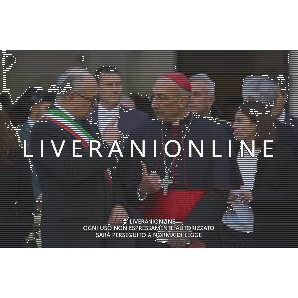 Roma 08 Dicembre 2025 Sua Santita’ Papa Leone XIV rende omaggio all\'Immacolata in Piazza Mignanelli a Roma Nella Foto: Roberto Gualtieri, Card. Baldassare Reina Foto Credit: Andrea Bracaglia- AGENZIA ALDO LIVERANI SAS