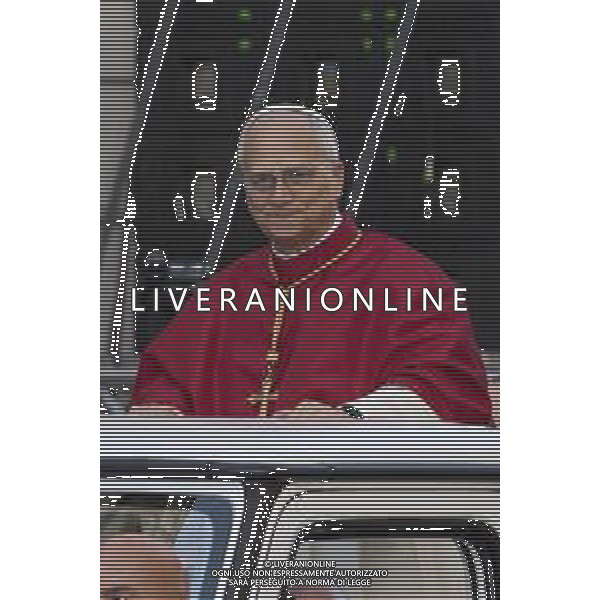 Roma 08 Dicembre 2025 Sua Santita’ Papa Leone XIV rende omaggio all\'Immacolata in Piazza Mignanelli a Roma Nella Foto: Papa Leone XIV Foto Credit: Andrea Bracaglia- AGENZIA ALDO LIVERANI SAS