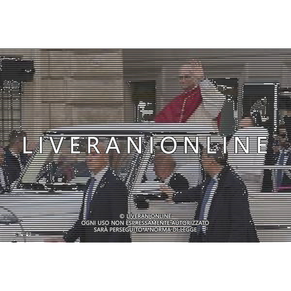 Roma 08 Dicembre 2025 Sua Santita’ Papa Leone XIV rende omaggio all\'Immacolata in Piazza Mignanelli a Roma Nella Foto: Papa Leone XIV Foto Credit: Andrea Bracaglia- AGENZIA ALDO LIVERANI SAS