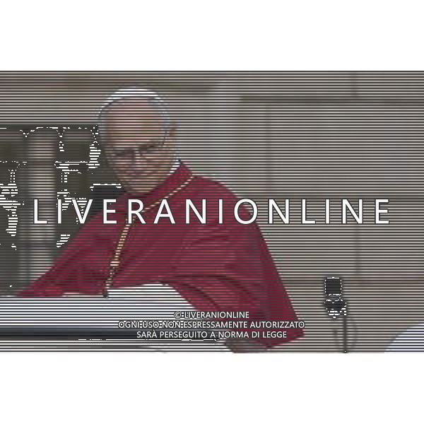 Roma 08 Dicembre 2025 Sua Santita’ Papa Leone XIV rende omaggio all\'Immacolata in Piazza Mignanelli a Roma Nella Foto: Papa Leone XIV Foto Credit: Andrea Bracaglia- AGENZIA ALDO LIVERANI SAS