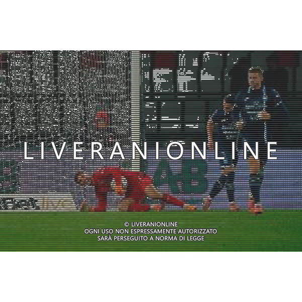 TVEM December 8, 2025 Bari, Italy - SSC Bari vs Pescara Calcio - Italian Soccer Serie B 2025/2026 - San Nicola Stadium. In the pic: Sebastiano Desplanches of Pescara Calcio celebrates after penalty saved ©TVEM Emmanuele Mastrodonato - AGENZIA ALDO LIVERANI SAS