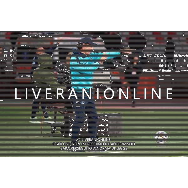 TVEM December 8, 2025 Bari, Italy - SSC Bari vs Pescara Calcio - Italian Soccer Serie B 2025/2026 - San Nicola Stadium. In the pic: coach Giorgio Gorgone of Pescara Calcio ©TVEM Emmanuele Mastrodonato - AGENZIA ALDO LIVERANI SAS