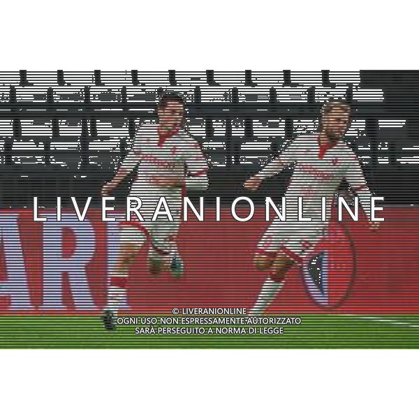 TVEM December 8, 2025 Bari, Italy - SSC Bari vs Pescara Calcio - Italian Soccer Serie B 2025/2026 - San Nicola Stadium. In the pic: Giulio Maggiore of SSC Bari celebrates after scoring a goal ©TVEM Emmanuele Mastrodonato - AGENZIA ALDO LIVERANI SAS