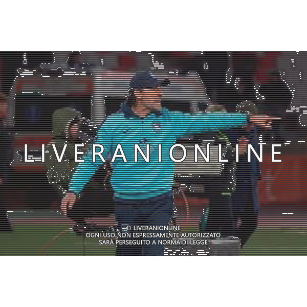 TVEM December 8, 2025 Bari, Italy - SSC Bari vs Pescara Calcio - Italian Soccer Serie B 2025/2026 - San Nicola Stadium. In the pic: coach Giorgio Gorgone of Pescara Calcio ©TVEM Emmanuele Mastrodonato - AGENZIA ALDO LIVERANI SAS