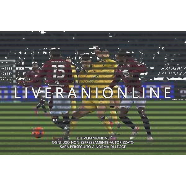 Torino 08.12.25 Stadio Grande Torino @Manuela Viganti/Ag. Aldo Liverani sas Torino vs Milan Campionato Calcio Serie A Enilive 2025/2026 14a giornata Nella foto: guillermo maripan, davide bartesaghi e DRIEN TAMEZE ©Viganti - AGENZIA ALDO LIVERANI SAS