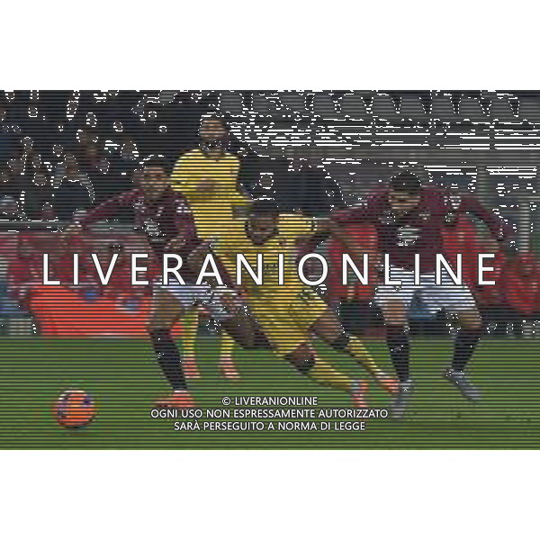 Torino 08.12.25 Stadio Grande Torino @Manuela Viganti/Ag. Aldo Liverani sas Torino vs Milan Campionato Calcio Serie A Enilive 2025/2026 14a giornata Nella foto: saul coco, christopher nkunku e guillermo maripan ©Viganti - AGENZIA ALDO LIVERANI SAS