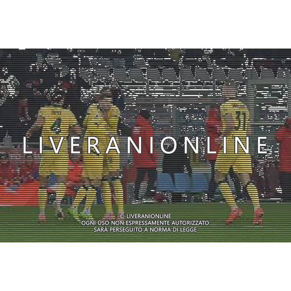 Torino 08.12.25 Stadio Grande Torino @Manuela Viganti/Ag. Aldo Liverani sas Torino vs Milan Campionato Calcio Serie A Enilive 2025/2026 14a giornata Nella foto: esultanza milan dopo il gol di cristian pulisic ©Viganti - AGENZIA ALDO LIVERANI SAS